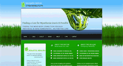 Desktop Screenshot of myasthenia-gravis-cure.com
